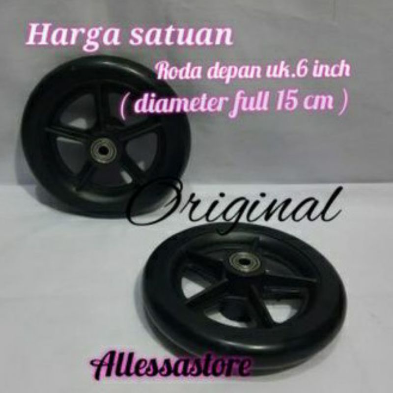 Jual Roda Depan Kursi Roda Inch Original Ban Depan Kursi Roda Inch