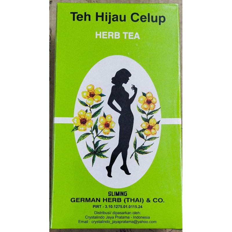 Jual Teh hijau celup/ herb tea/GERMAN HERB(THAI) Shopee Indonesia