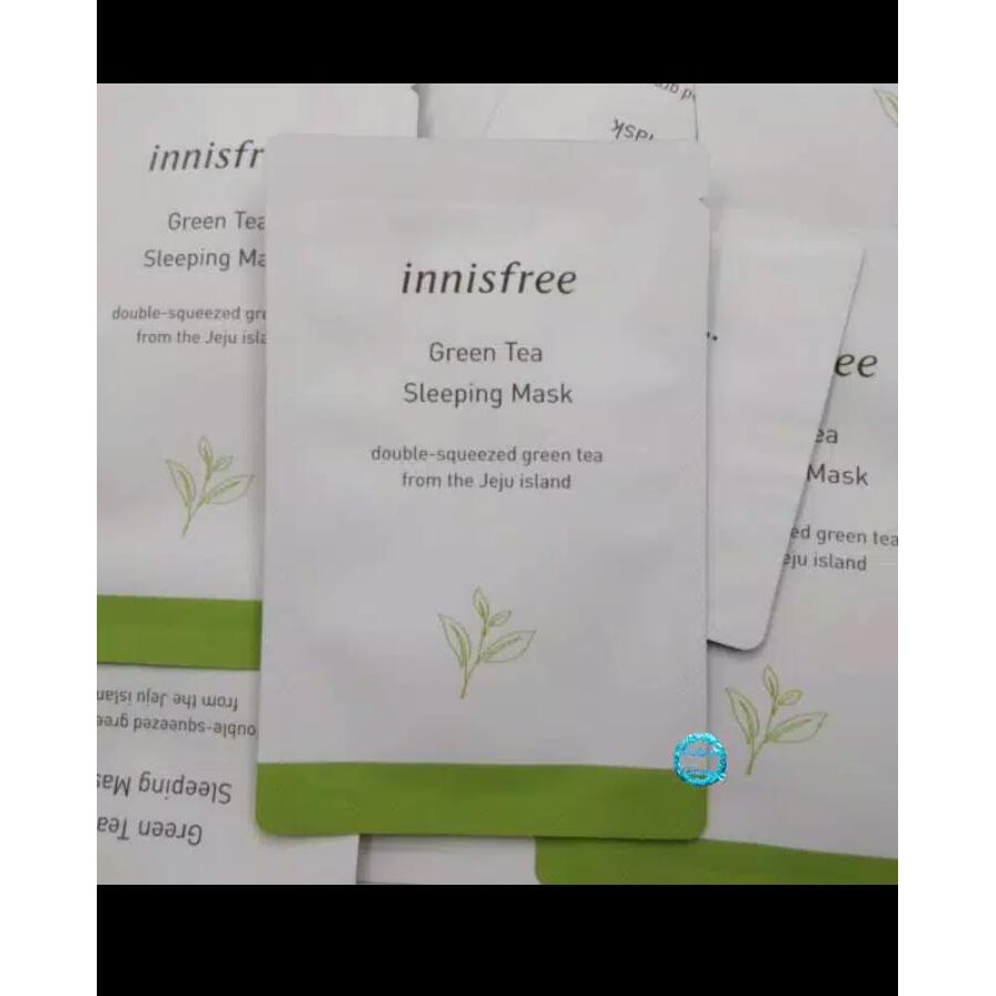 Jual Original 100% Innisfree Green Tea Seed Sleeping Mask Sachet ...