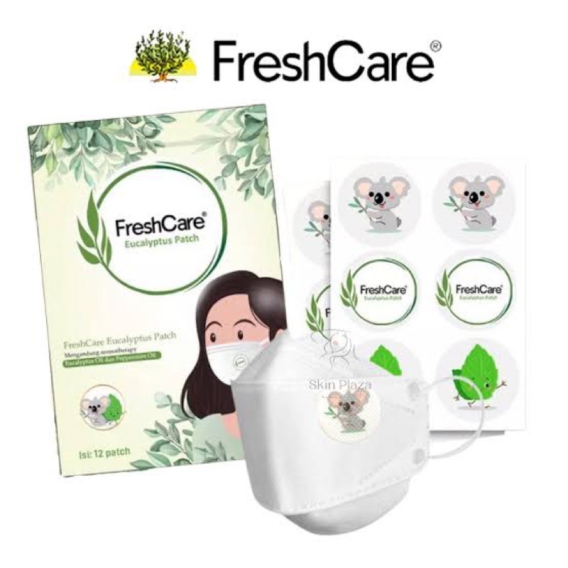 Jual Freshcare Eucalyptus 12 Patch (STICKER MASKER AROMA TERAPI ...