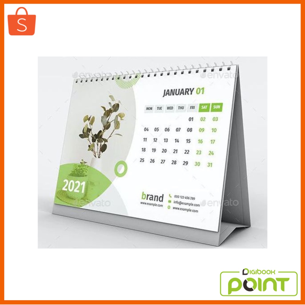 Jual Kalender Meja Custom Tahun 2024 Penyangga Duplex Isi 13 Lembar 1 Muka Shopee Indonesia 5540