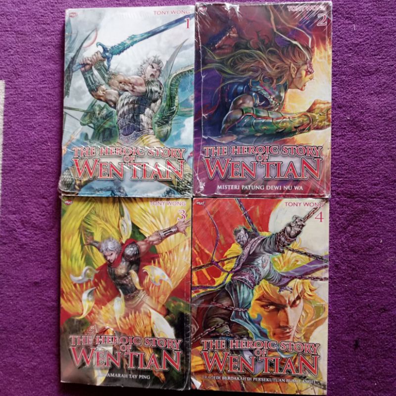 Jual Komik The Heroic Story of Wen Tian 1-4 - Tony Wong - Komik Silat ...
