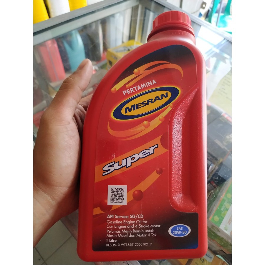 Jual Mesran Super Pertamina 20W-50 1 Liter | Shopee Indonesia