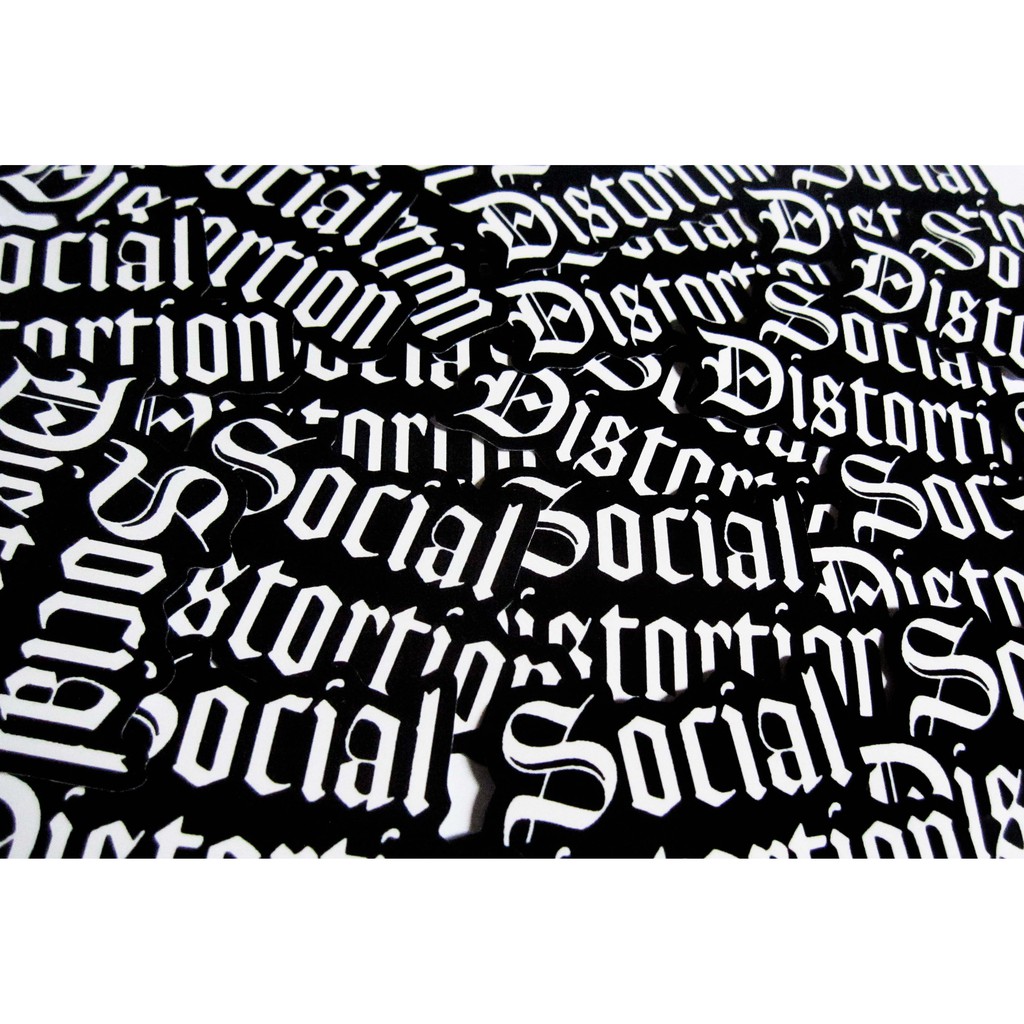 Jual STICKER BAND SOCIAL DISTORTION | Shopee Indonesia