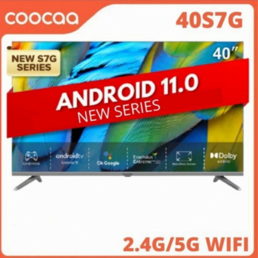Jual COOCAA LED TV 40 INCH -ANDROID 11.0- Digital TV - 2.4G/5G WIFI ...