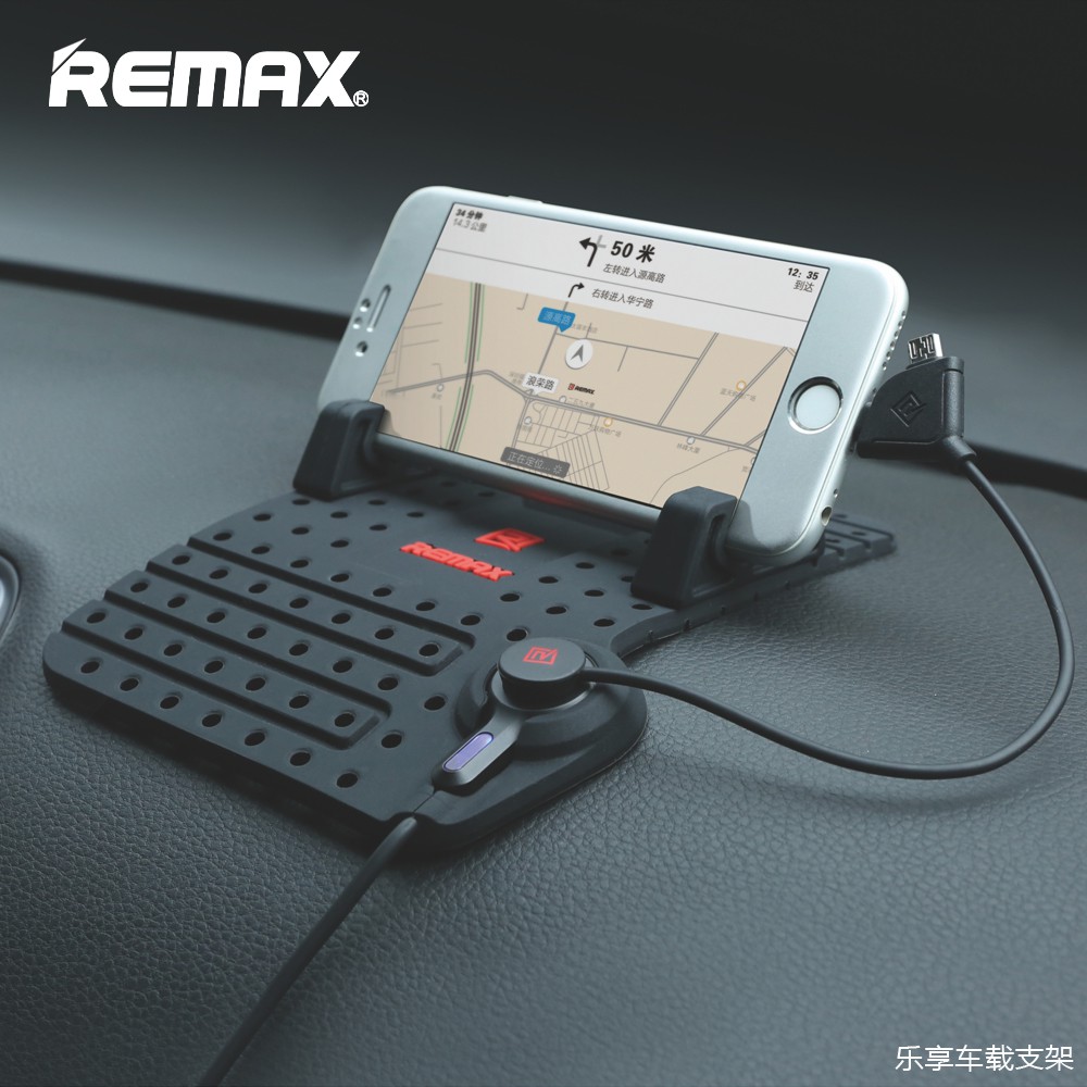 Jual Remax Super Flexible Car Holder With Micro Usb & Lightning Charger 