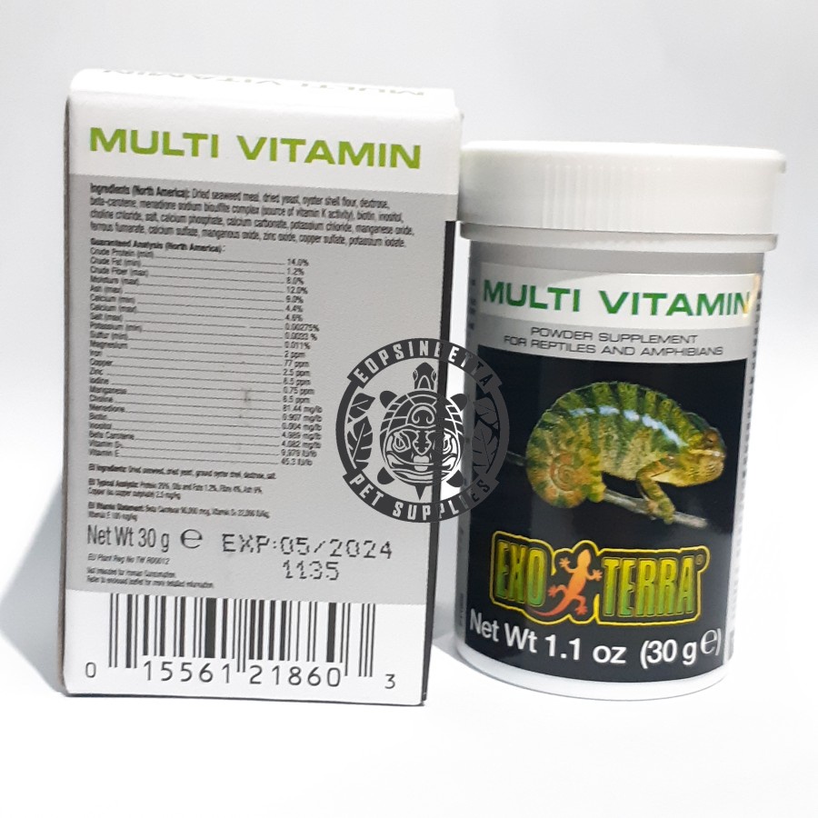 Jual Exo terra Multivitamin Bubuk 30 Suplemen Reptile dan Amphibi