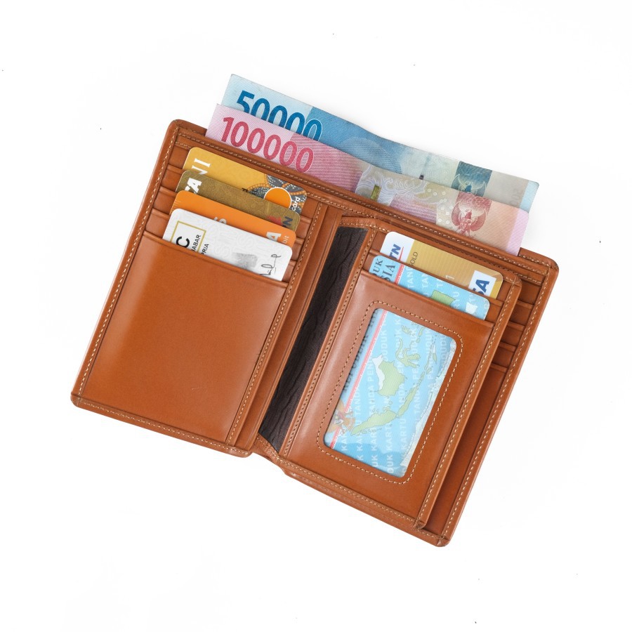 Jual Dompet Pria Kulit Asli Model 3/4 Premium - Dompet Kulit Pria Asli