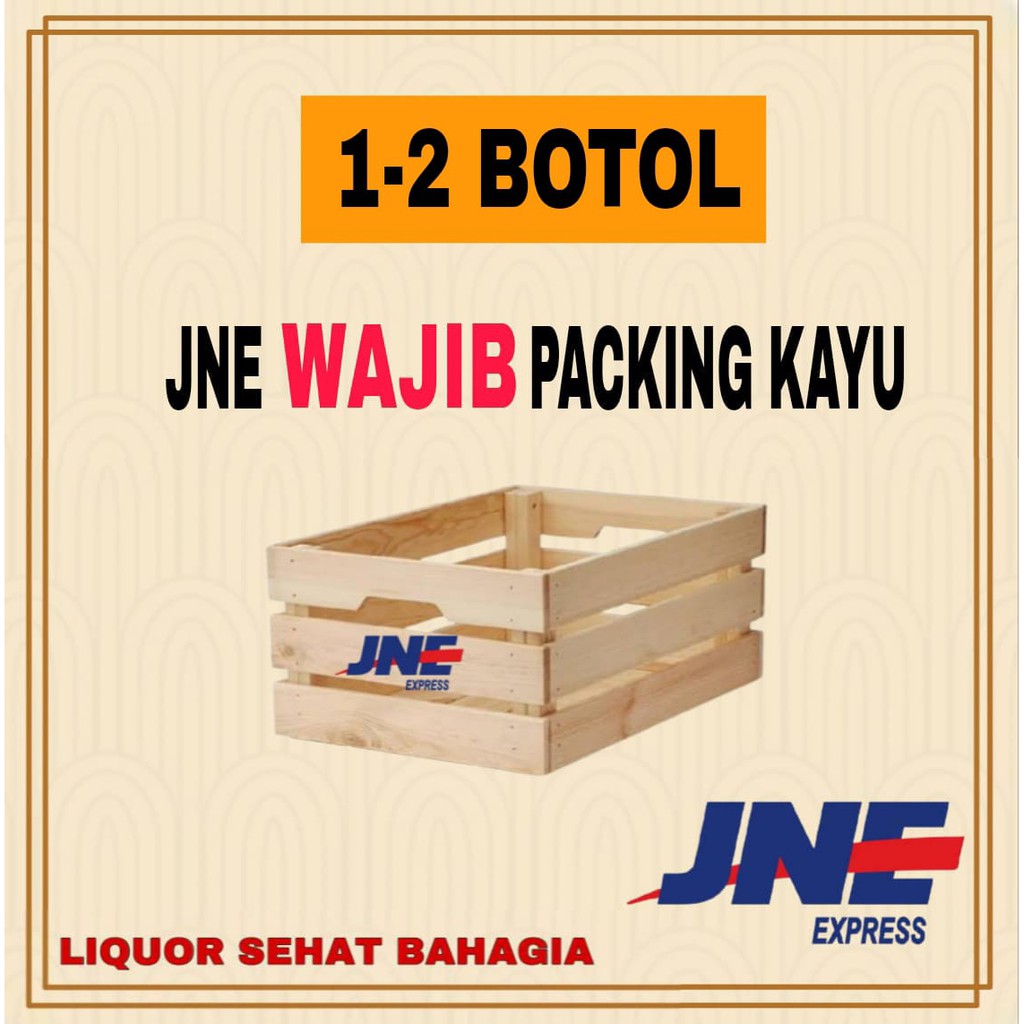 Jual Tambahan Packing Kayu Khusus Jne Botol Shopee Indonesia