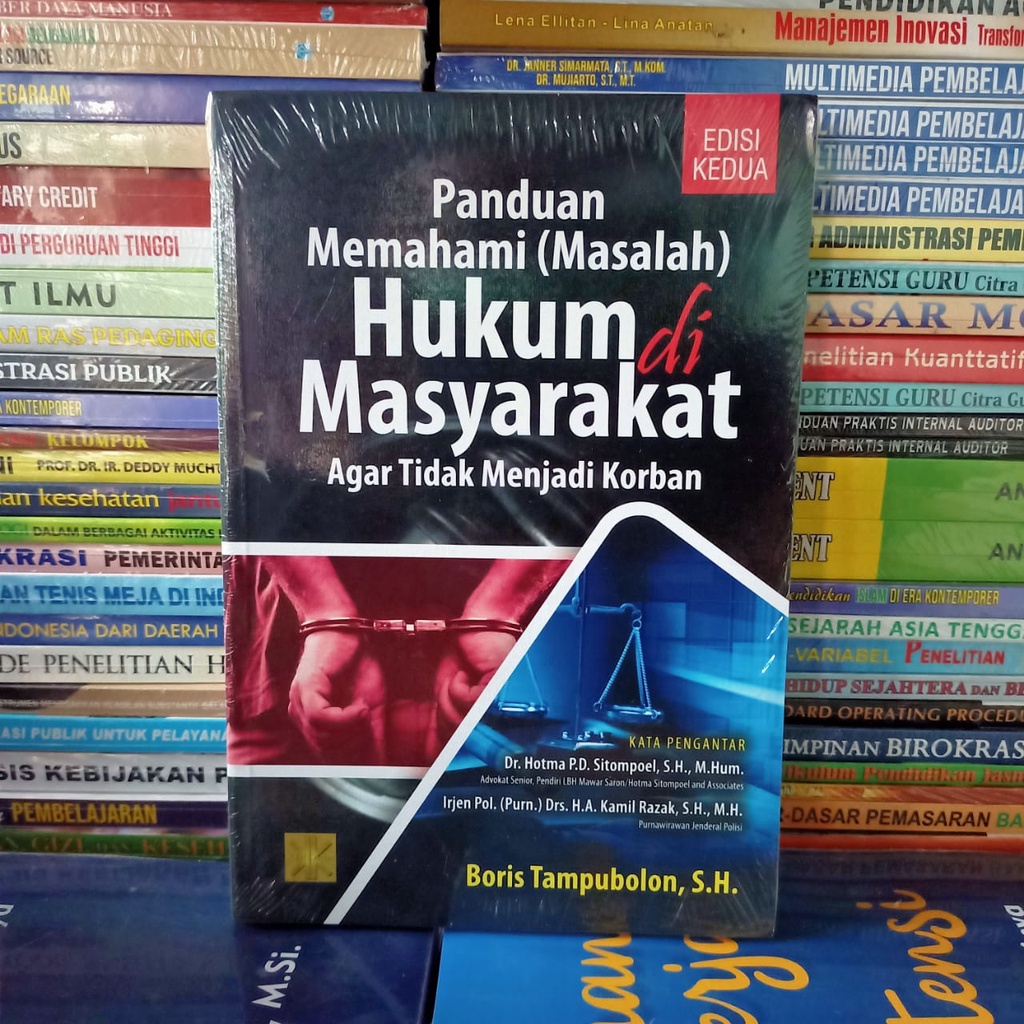 Jual Panduan Memahami Masalah Hukum Di Masyarakat Agar Tidak Menjadi Korban Boris Tampubolon