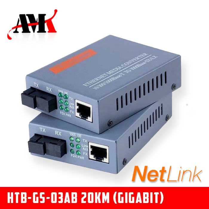 Jual Htb Gs A B Fiber Optic Media Converter Netlink Htbgs Gigabit Mbps Fo To Lan