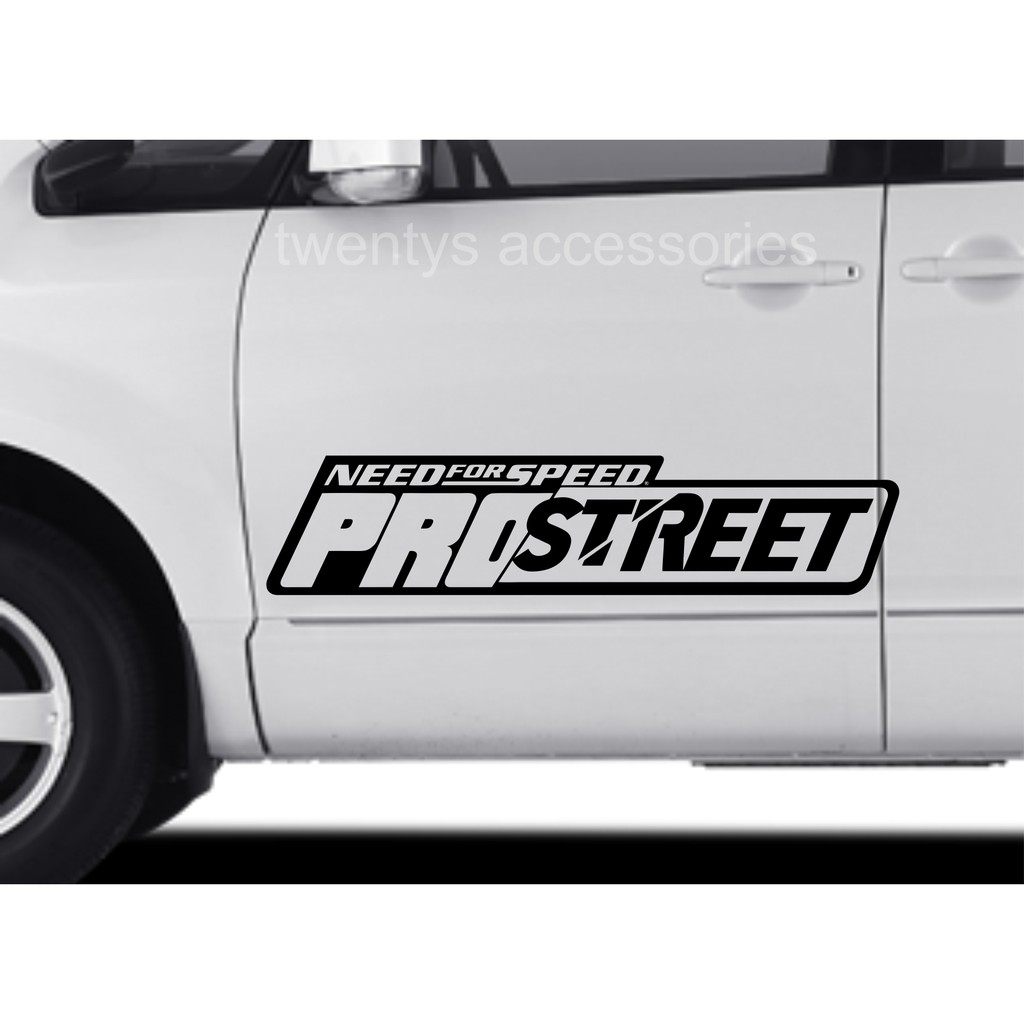 Jual stiker body mobil sticker NEED FOR SPEED PRO STREET | Shopee Indonesia