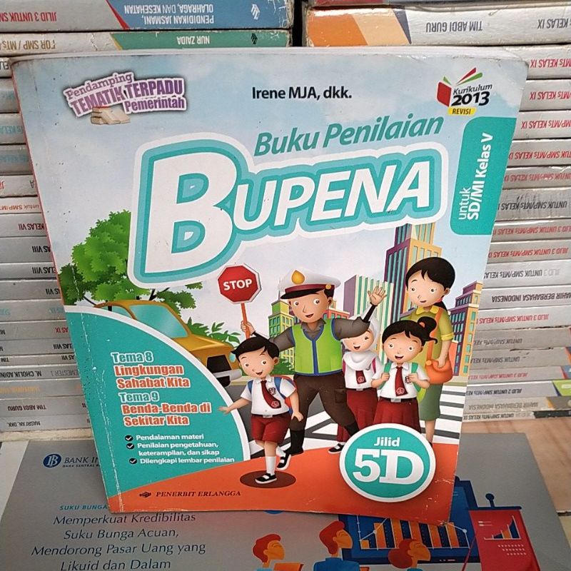 Jual Buku Penilaian Bupena Untuk SD jilid 5D Erlangga K13N | Shopee ...
