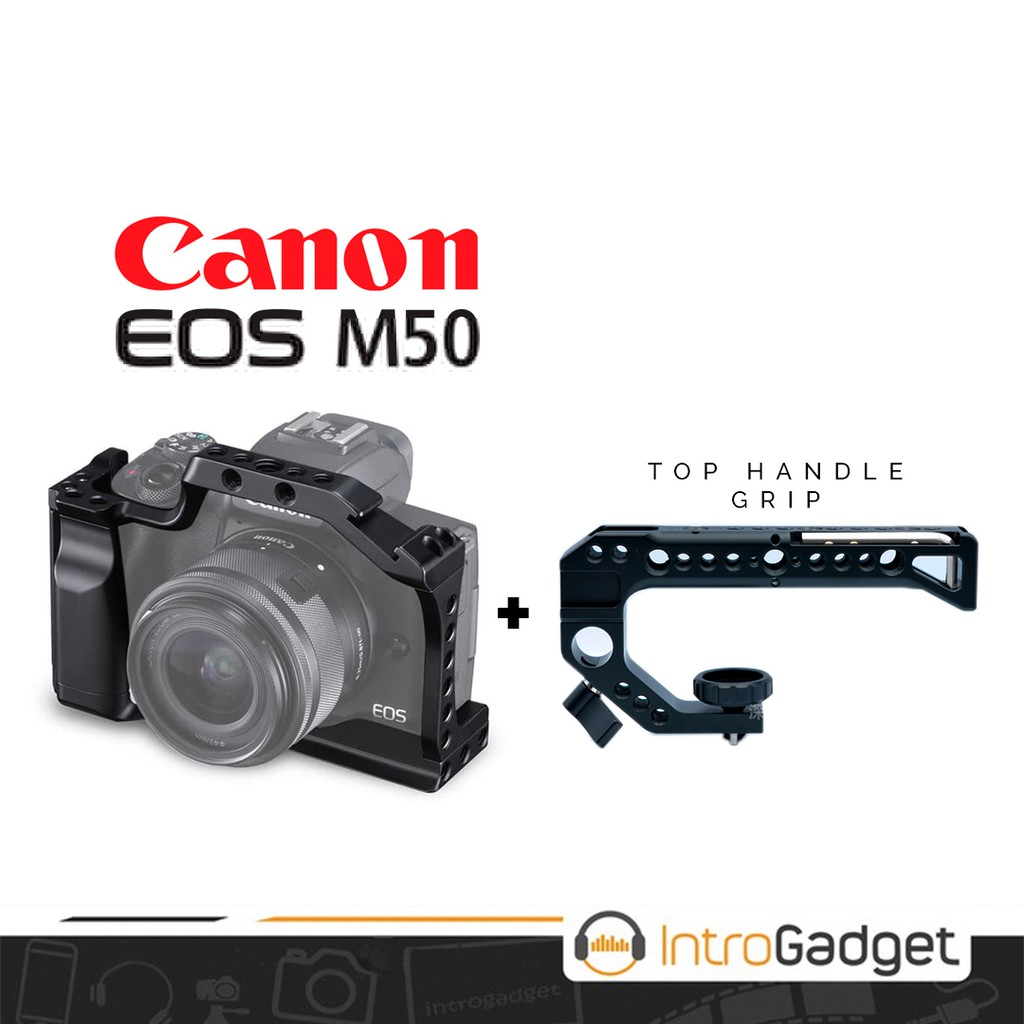 Jual Cage Rig Canon Eos M50 SmallRig UURig Andoer Plate Metal Paket Top ...