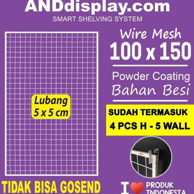 Jual Wiremesh X Cm H Wall Kawat Ram Dinding Wire Grid Shopee