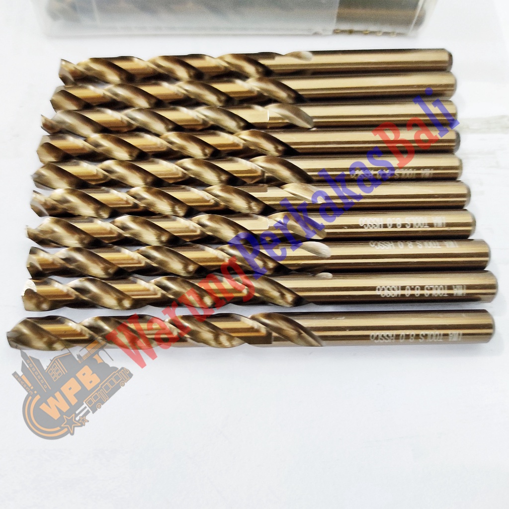 Jual Iwa Mata Bor 8.0mm!!! Iwa Tools HSS COBALT Drill Bits Stainless