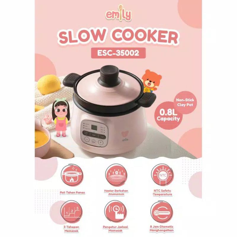 Jual EMILY SLOW COOKER 0,8L (PRELOVED) Shopee Indonesia