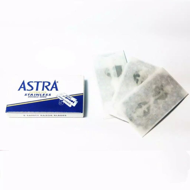 Double Edge Safety Razor Blades 30 Count Pack Astra Superior Platinum Double Edge Razor Blades - 30 Count Pack, Made In Russia Cuchillas De Afeitar