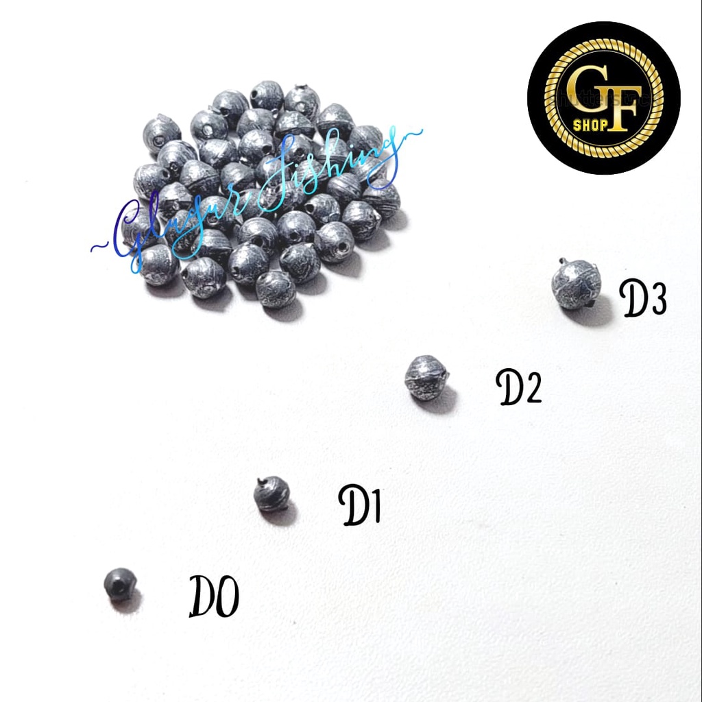 Jual 10 PCS TIMAH PANCING BULAT D0/D1/D2/D3 | Shopee Indonesia