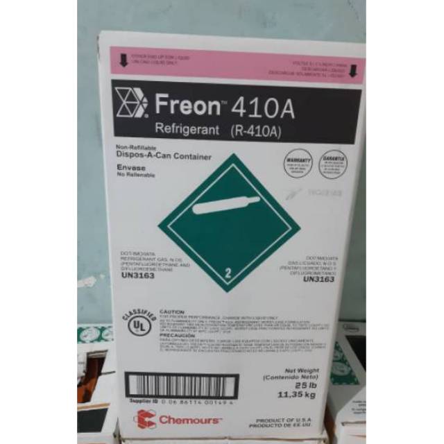 Jual Freon R410a Chemours USA r410a Chemour usa | Shopee Indonesia