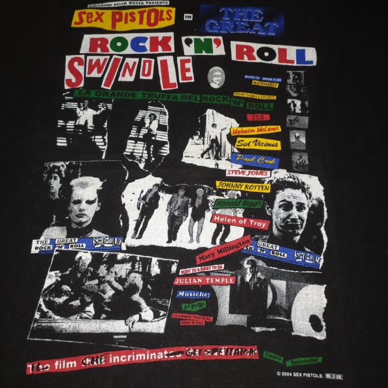 Jual Kaos Band Sex Pistols The Great Rocknroll Swindle Shopee