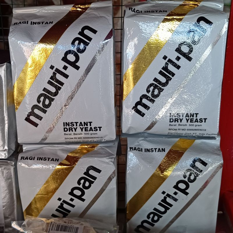 Jual Mauri Pan Ragi Instan 50 gr 25 gr / Mauripan Dry Yeast Roti Ragi ...