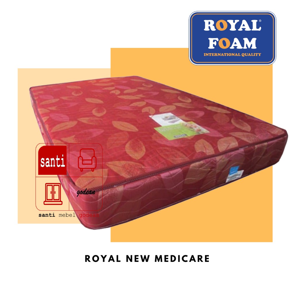 Jual Kasur Busa Royal new Medicare 160 cm tebal 18cm garansi 15th