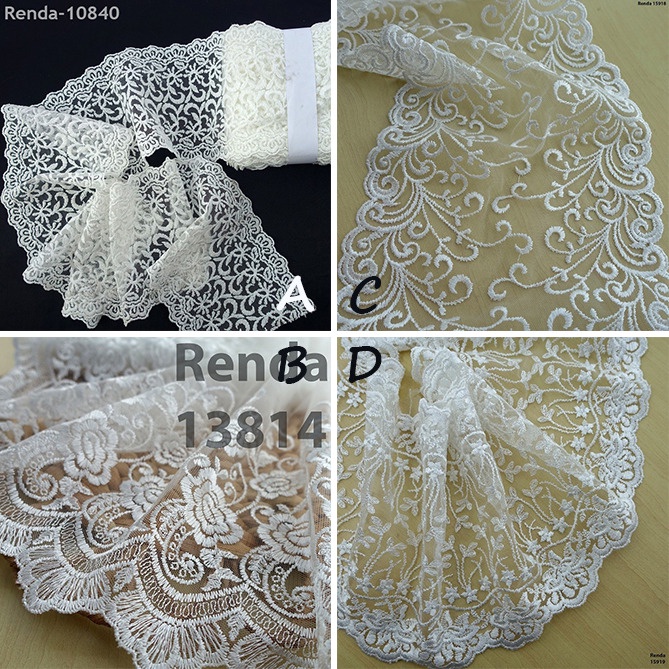 Jual Kain Renda - Kain Renda Variasi Off White Min. per 15 yard ...