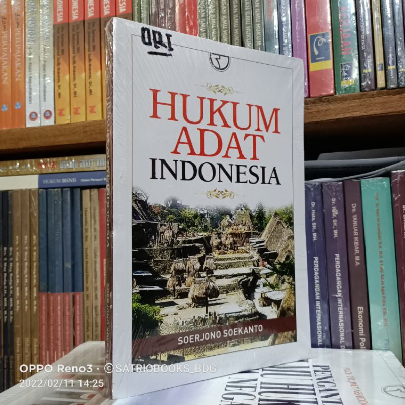 Jual Hukum Adat Indonesia Edisi Terbaru Prof Dr Soerjono Soekanto