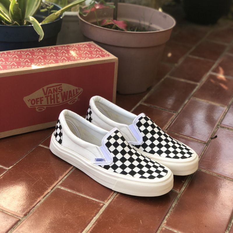 Jual NEW BOX Sepatu Pria Wanita VANS SLIP ON CHEKERBOARD Catur OG Shopee Indonesia