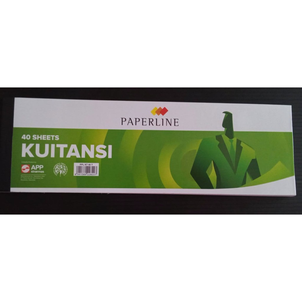 Jual Kuitansi Paperline Sedang KT 40 T / Isi 40 Lembar / Kuitansi ...