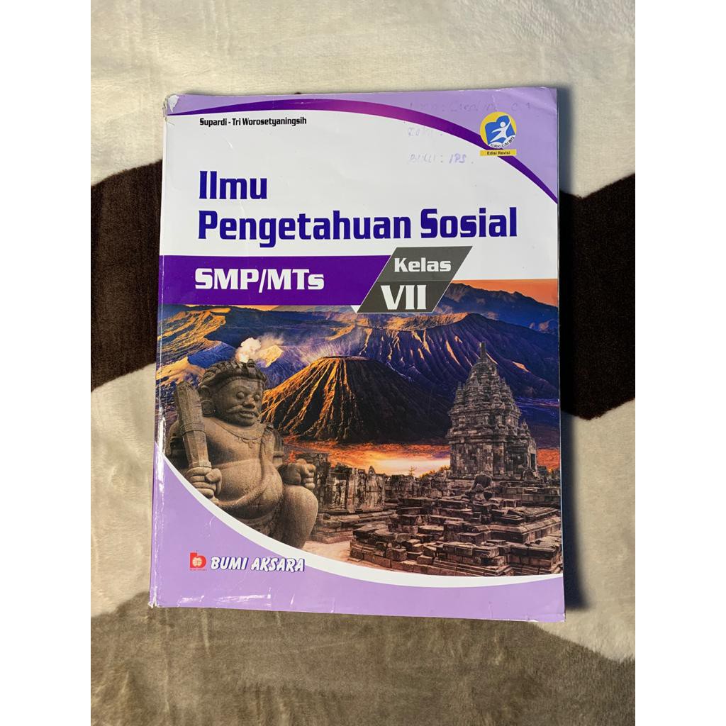 Jual BUKU MATA PELAJARAN ILMU PENGETAHUAN SOSIAL (IPS) KELAS VII ...