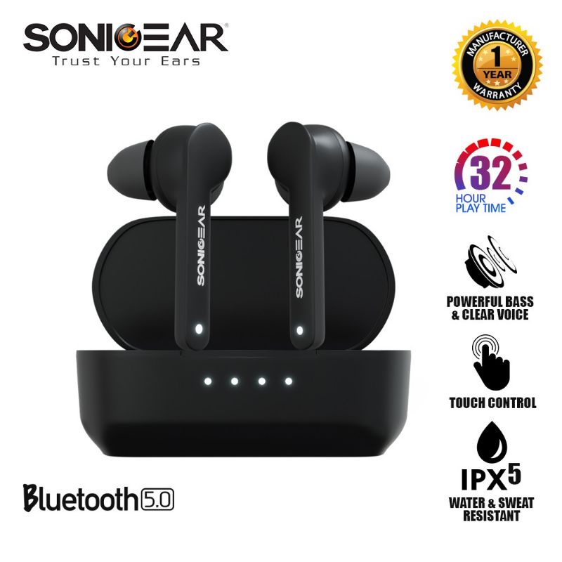 Jual Earphone Sonicgear TWS Pro Gaming Wireless Original