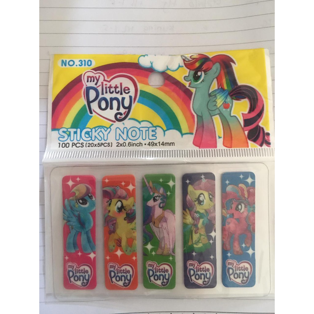 Jual Sticky Note Karakter Little Pony 310 | Shopee Indonesia