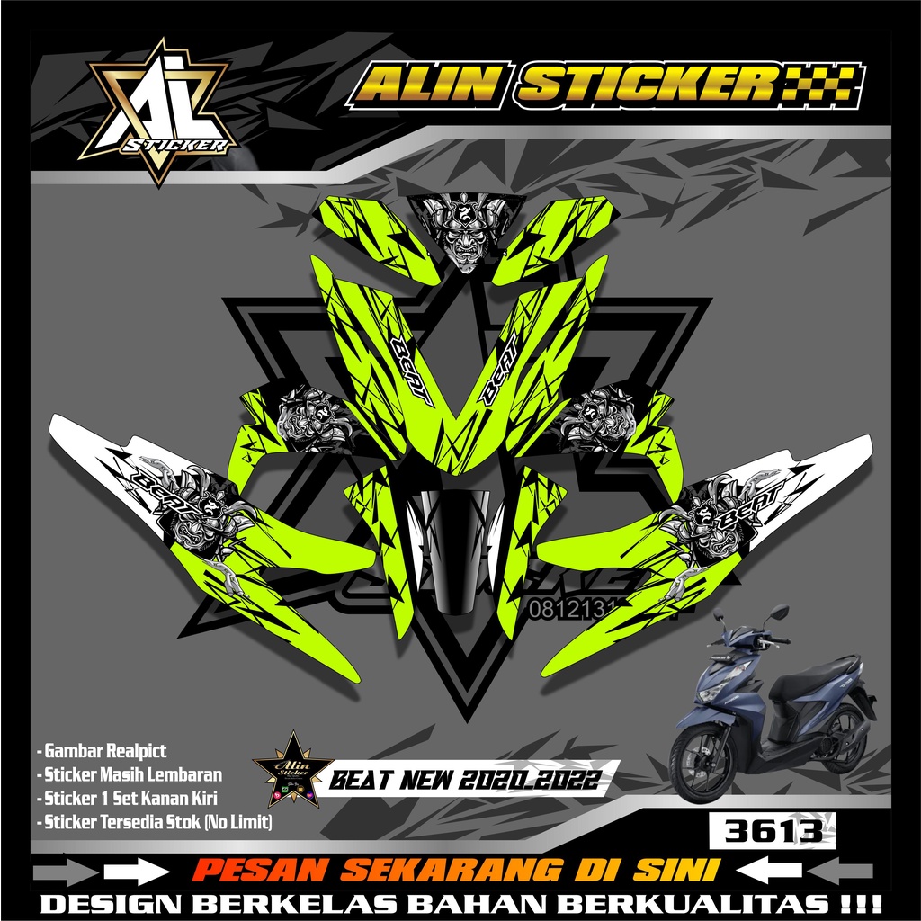 Jual Sticker Decal Honda Beat New Full Design Shopee Indonesia