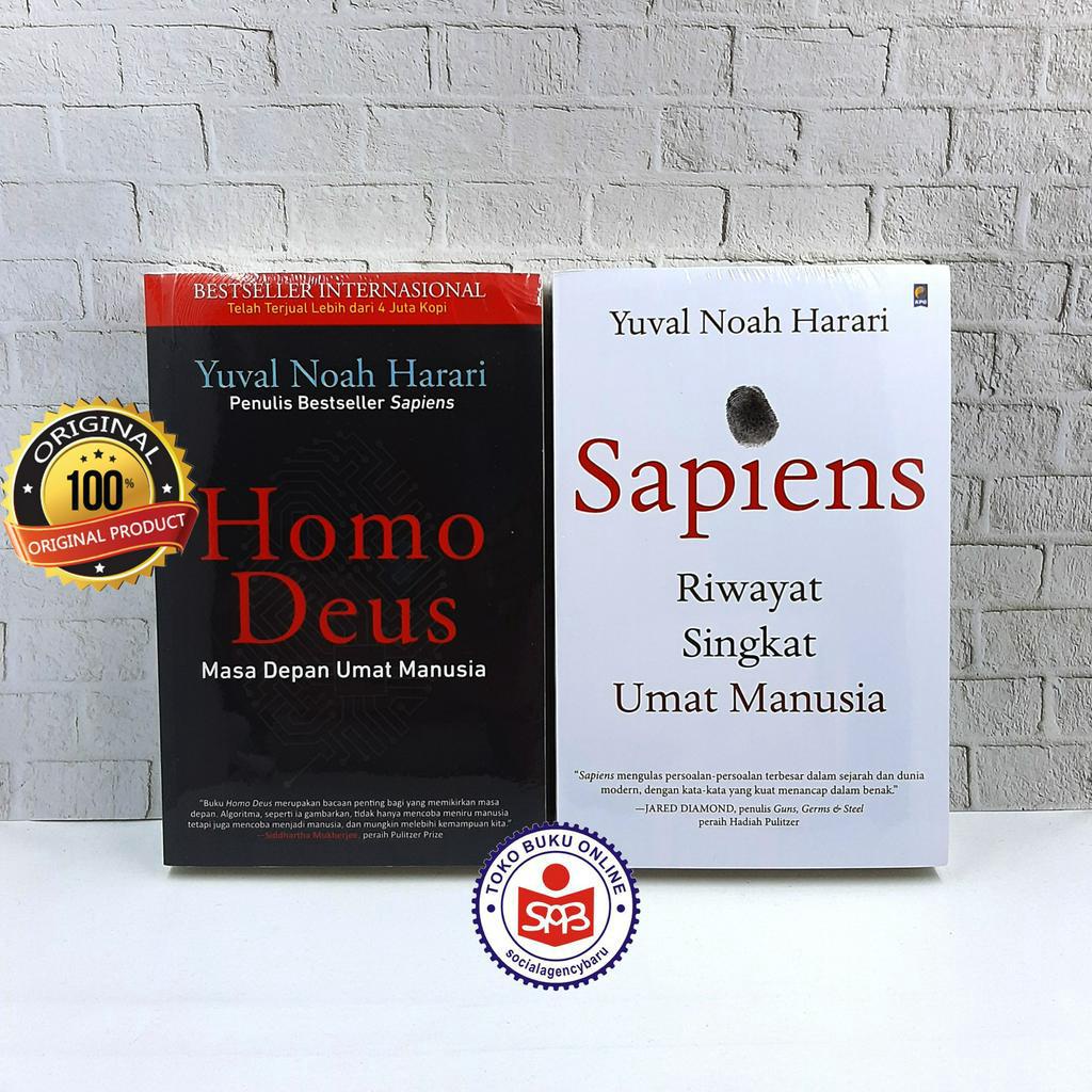 Jual Paket 2 Buku Homo Deus dan Sapiens - Yuval Noah Harari | Shopee ...