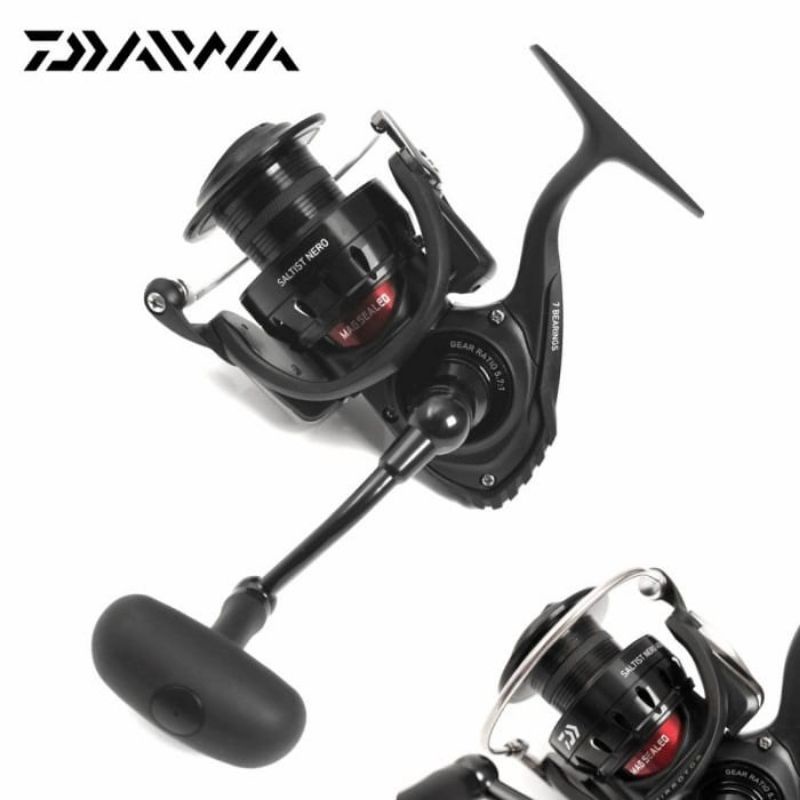 daiwa saltist 4500 nero 6500 Magseal Spinning Reel  Best Deal @ D star fishing tackle Mount Albert Daiwa Saltist 4500 H Nero