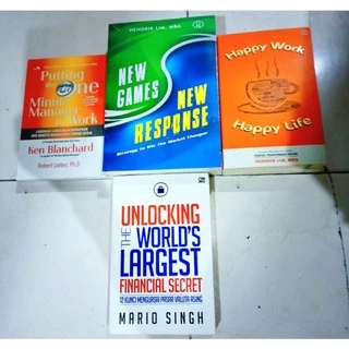 OBRAL BUKU BISNIS / Buku New Games New Response / Buku Happy Work Happy Life / Original Murah Meriah