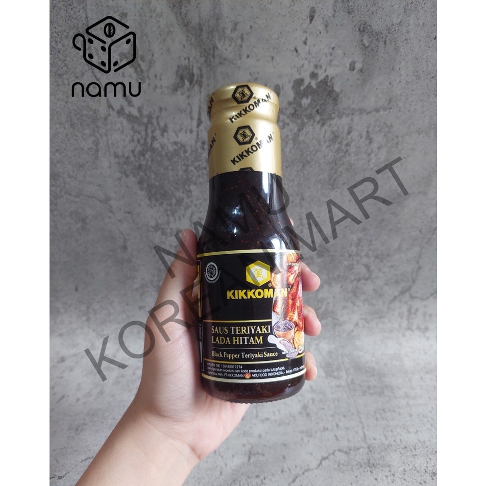 Jual Kikkoman Black Pepper Teriyaki Sauce 300 gr Saus Teriyaki Lada