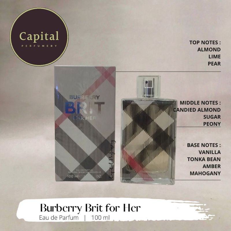 burberry brit woman edp 100 ml