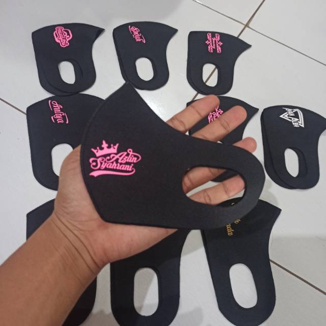 Jual Masker Custom, bisa pakai Foto dan nama (bisa dicuci kembali ...
