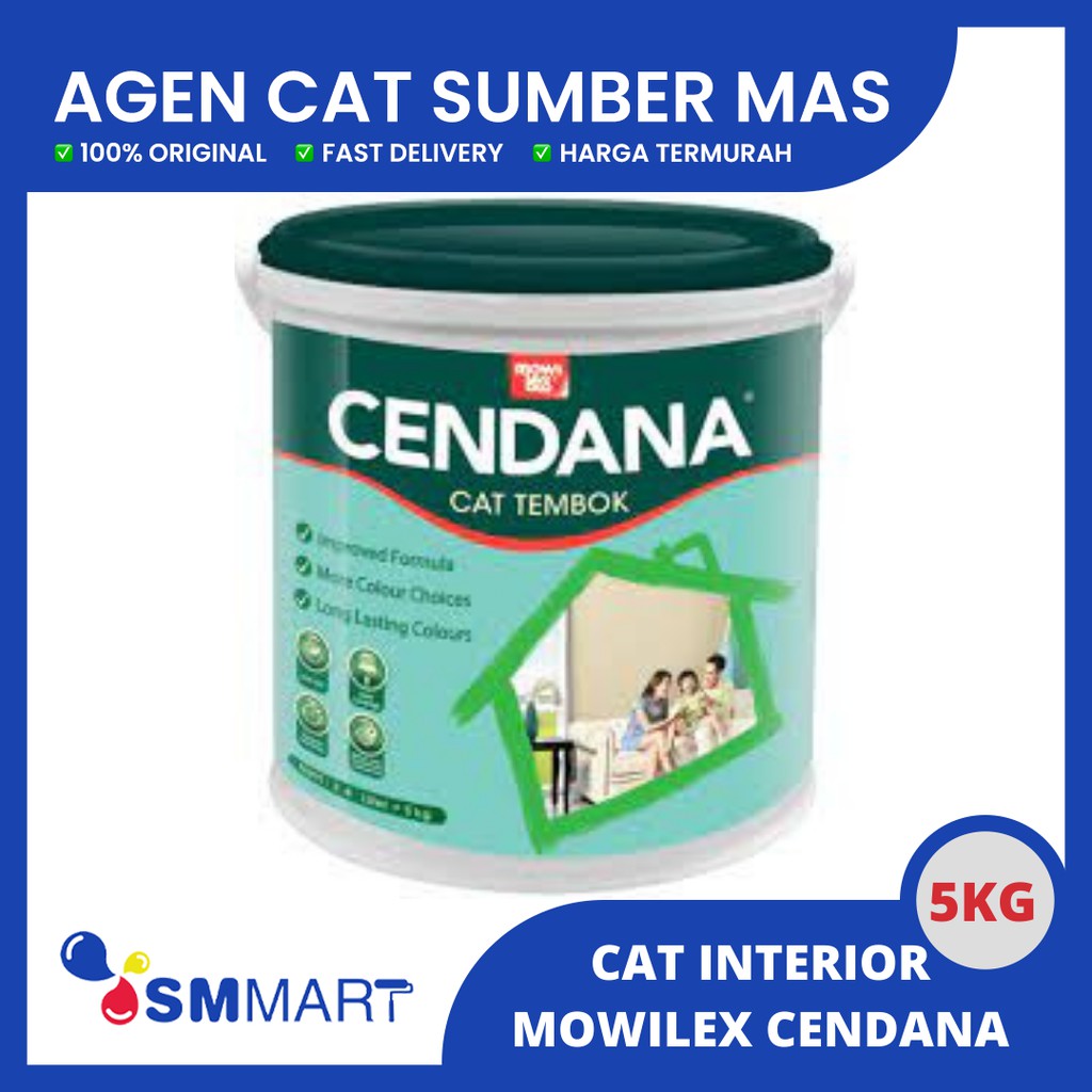 Jual Cat Tembok Interior Mowilex Cendana Warna Readymix Kemasan 5 Kg Shopee Indonesia 5858