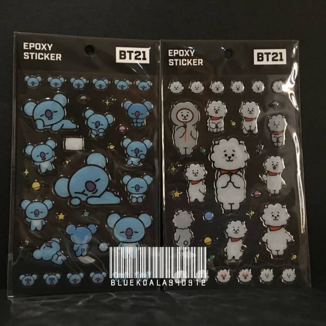 Jual BTS BT21 MONOPOLY Epoxy Sticker | Shopee Indonesia