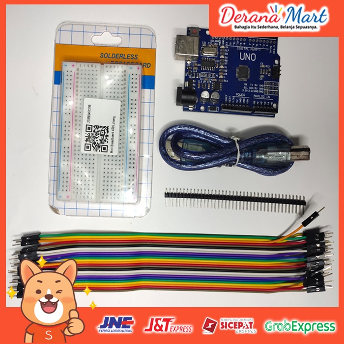 Jual ARDUINO UNO SMD R3 PAKET LENGKAP SIAP PAKAI | Shopee Indonesia