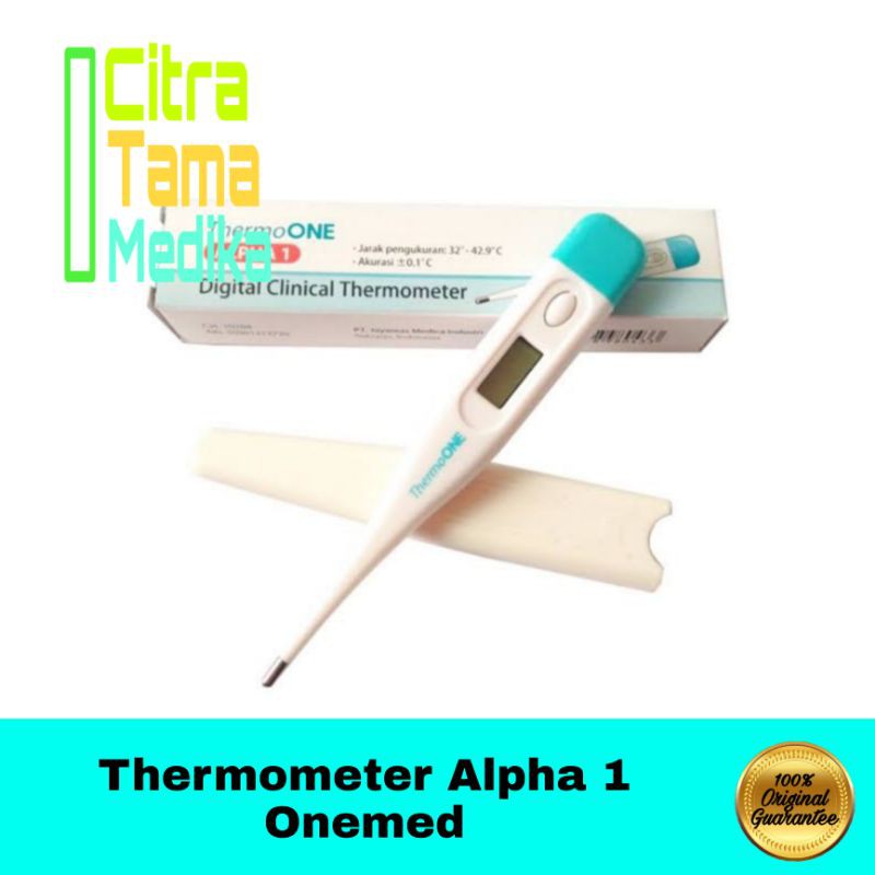 Jual Thermometer / termometer digital Alpha 1 One med | Shopee Indonesia