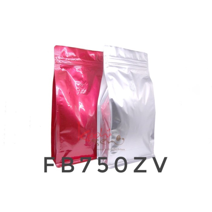 Jual Fb750Zv Flat Bottom 250 Gr Kemasan Kopi Dgn Side Zip Valve Fod