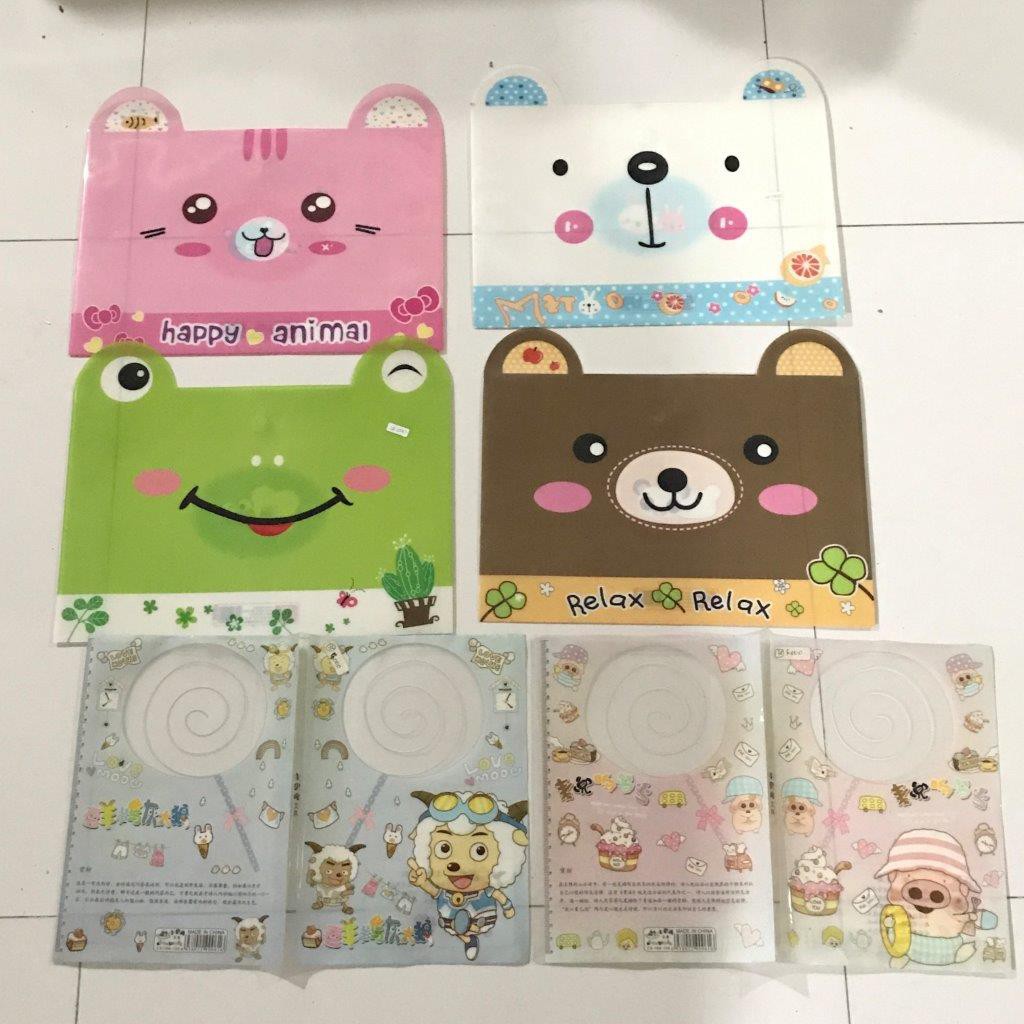 Jual Map plastik happy animal map folder map anak map buku | Shopee ...