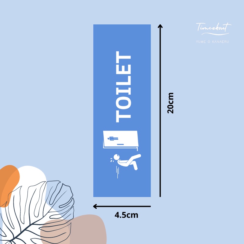 Jual STIKER SIGN LABEL TOILET COWOK TOILET CEWEK WATERPROOF | Shopee ...