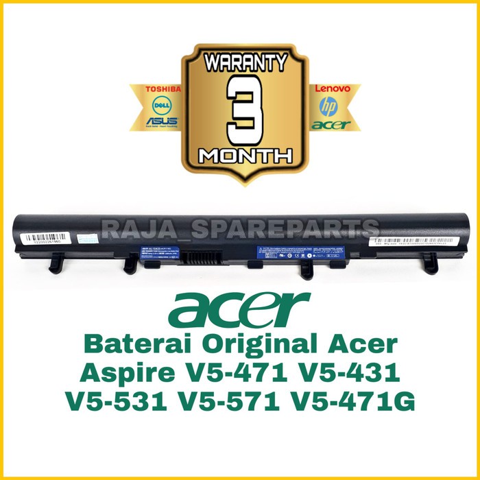 Jual Baterai Original Laptop Acer Aspire V5 V5-471 V5-471G V5-471P ...