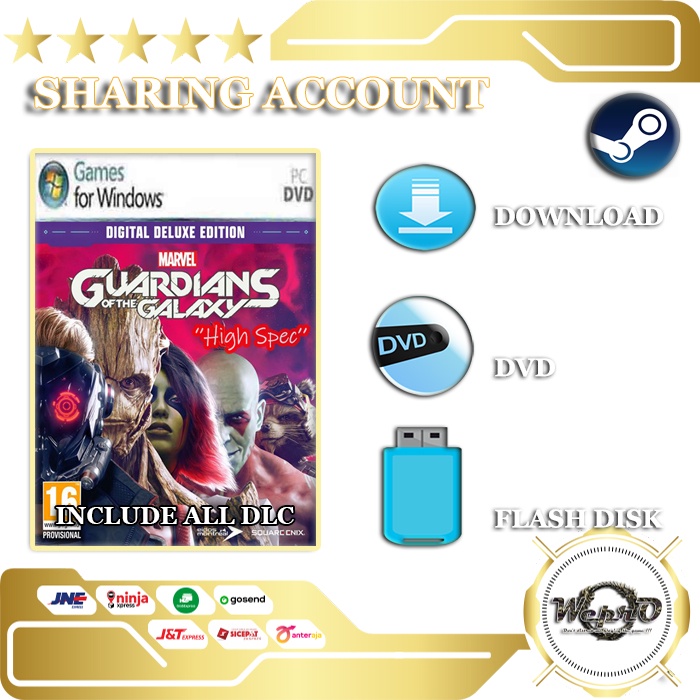 Jual Marvel's Guardians of the Galaxy Deluxe Edition Original PC GAME ...